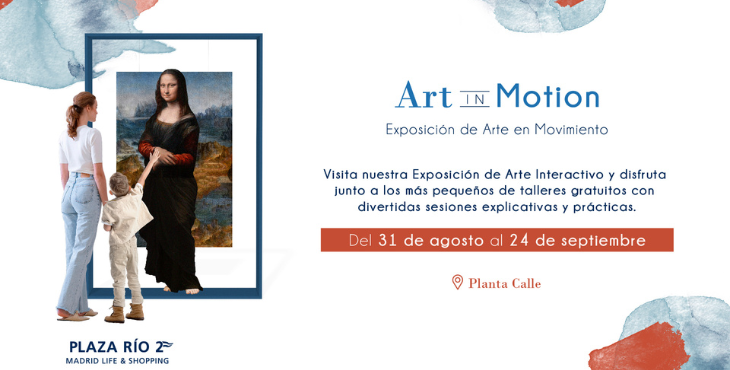 ART IN MOTION, la exposición de cuadros parlantes, llega a PLAZA RÍO 2